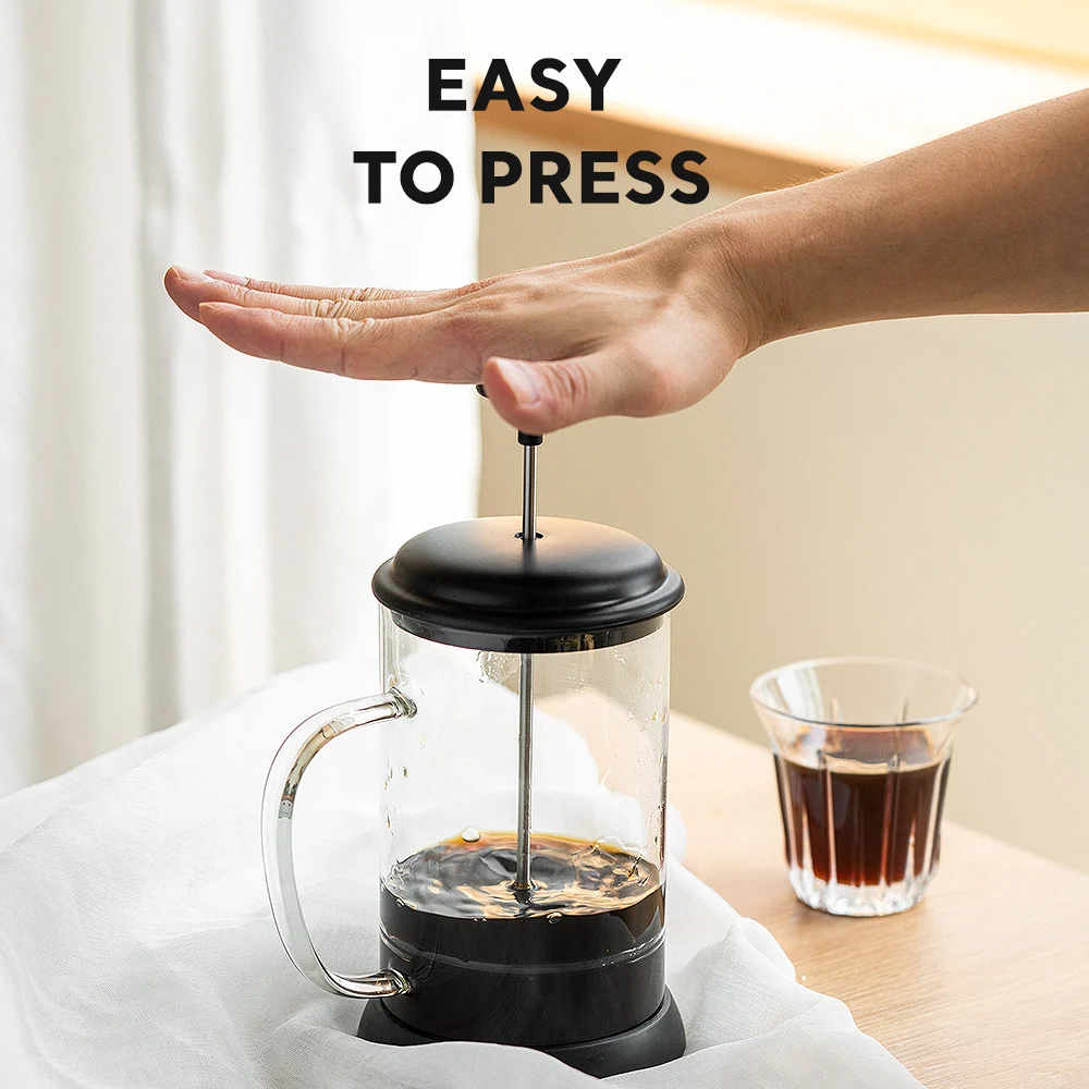 350/600/1000ml French Press Coffee Maker Thickened High