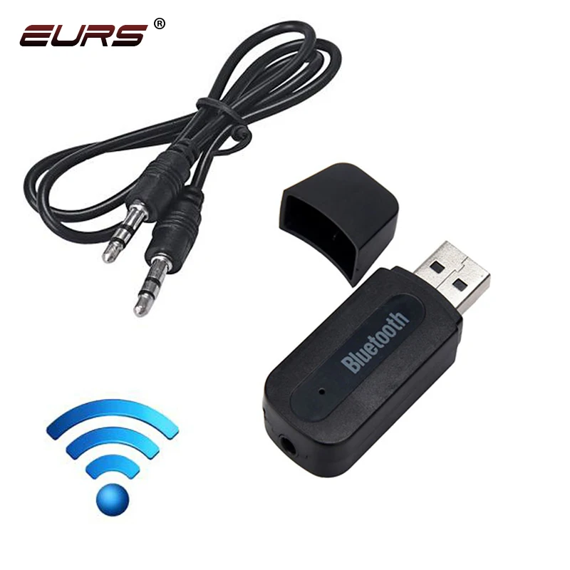 Wireless Car USB Adapter 3.5mm Jack AUX Music Stereo Receiver Auto  Bluetooth Receiver For Android/IOS Mobile Phone Car Speaker