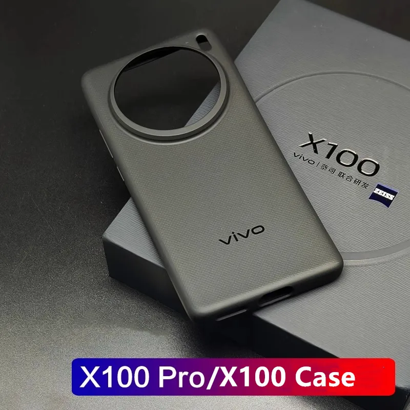 For Vivo X100/X100 Pro Original Case Ultra Thin Slim Soft