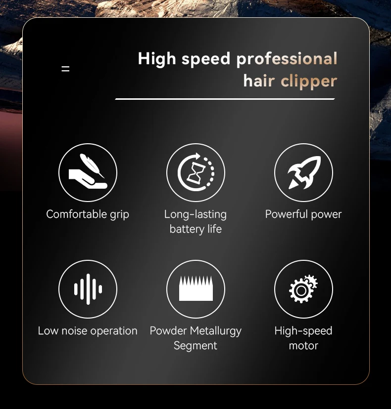 Description Picture 3 of itemKEMEI Profession Man LCD intelligent digital display Adjustable Hair clipper,Salon-grade barber scissors KM-2242