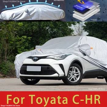 For Toyota C-HR one layer Outdoor Protection Full Car Covers Snow Cover Sunshade Waterproof Dustproof Exterior Car accessories 1
