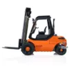 1/14 Scale RC Hydraulic Forklift Wheeled Transfer Car Model 40DA3 Metal Machine Construction Vehicles Light Sound Toys TH23692 4