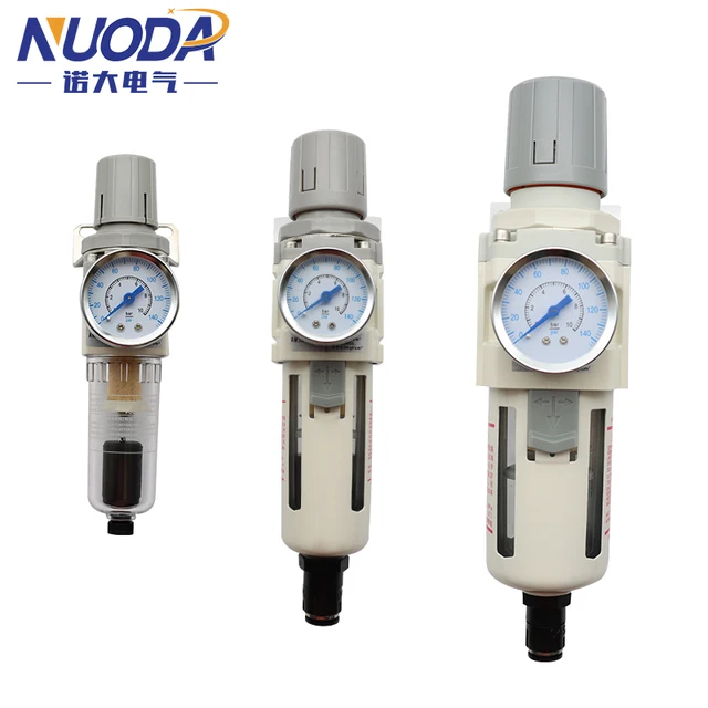 SMC ประเภท AW2000-02 AW3000-03 AW4000-04 คอมเพรสเซอร์ Air FILTER Controller แยกน้ํามันตัวกรอง PNEUMATIC Air PRESSURE Regulator 3