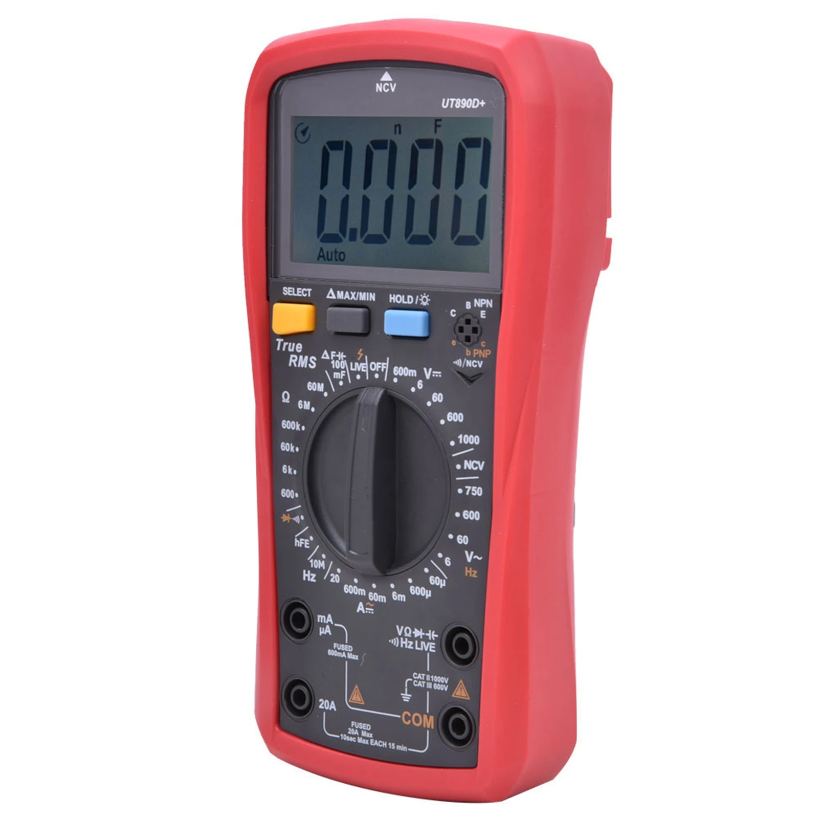 Multimètre numérique UNI-T UT890D+ 6000 counts True RMS