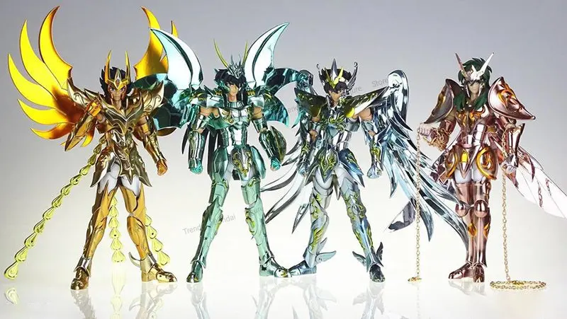 

InStock GT Myth Cloth Sacred Cygnus Andromeda Shun Dragon Shiryu Phoenix Ikki 10th Saint Seiya Myth Cloth EX Action Figure Anime