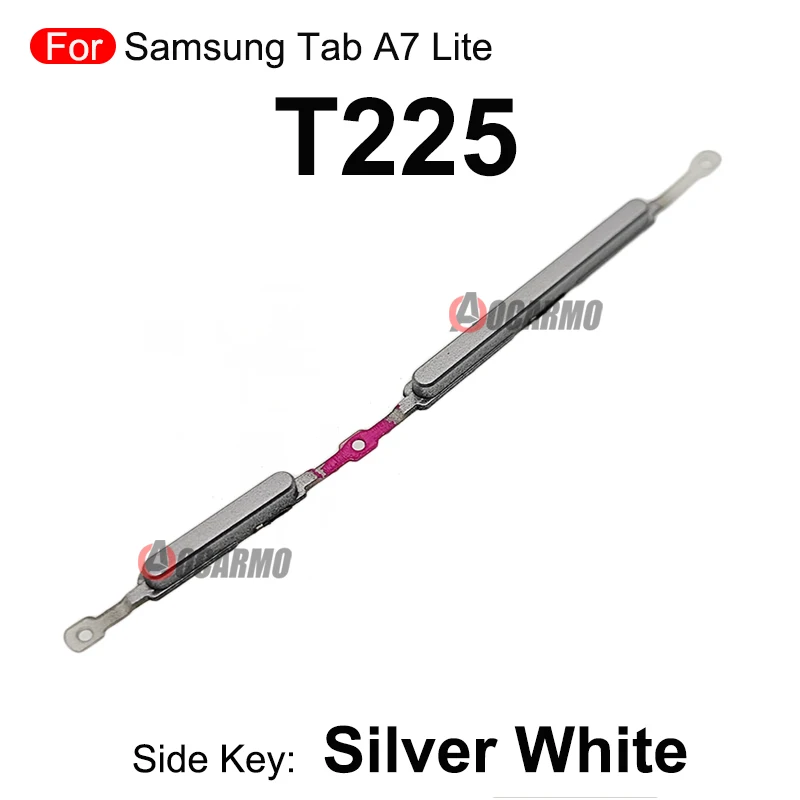 측면 단추 키 전원 볼륨 버튼 교체 부품, 삼성 갤럭시 탭 A7 라이트 SM-T220 T225 탭 A 8.0 인치 SM-T290 T295