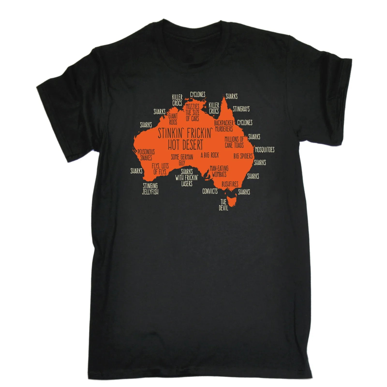 

Men T Shirt AUSTRALIA EXPLAINED T-SHIRT Funny Gift Tee Shirt