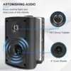 4PCS Passive Outdoor Speakers Wired Waterproof 4'' 2-Way 400W Wall Mounted Speakers With Dome Tweeter All-Weather Durability 4