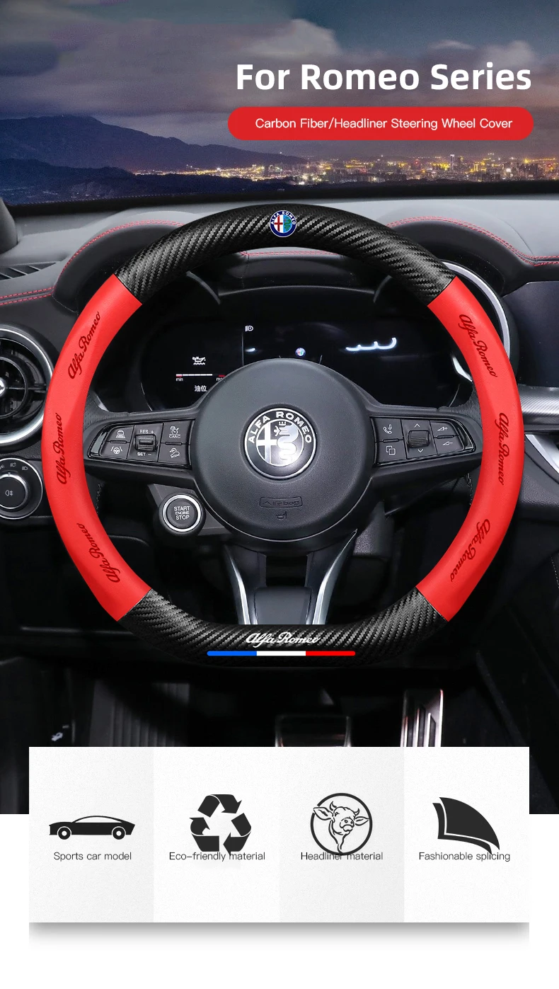 Alfa Romeo Stuurhoes - Productoverzicht zwart carbon