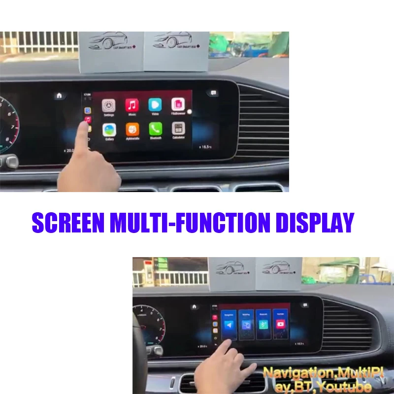 

CP508 For Volvo XC40 XC60 XC90 V60 S90 AI Box Android 10 Wireless CarPlay Mirror Shell 8 Core USB Youtube