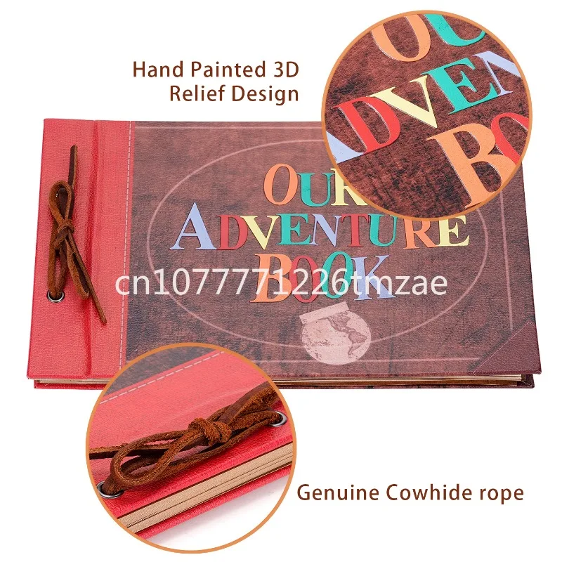 

Книга «Наше приключение» семейный альбом для скрапбукинга ручной работы «сделай сам» винтажный трос