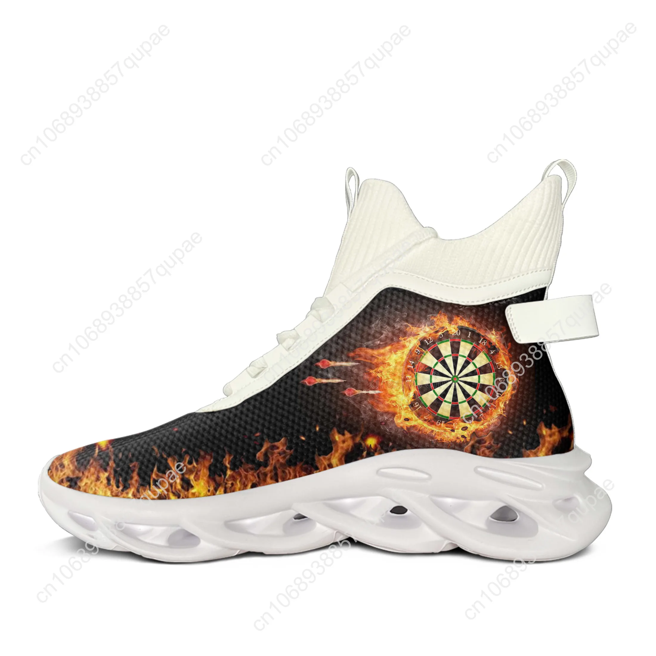 Love Gift Darts Player Sports Shoes High Top Flats Sneakers Mens Womens Sports Running Shoes Lace Up Mesh Footwear Custom Shoes 2