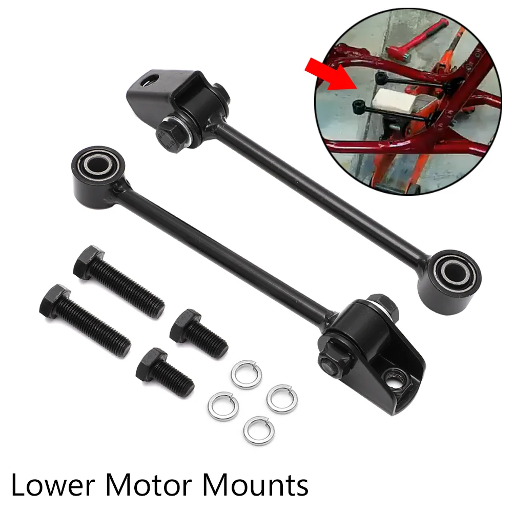 2xMotorMountslowerleftrightMountingBoltsForYamahaBanshee350