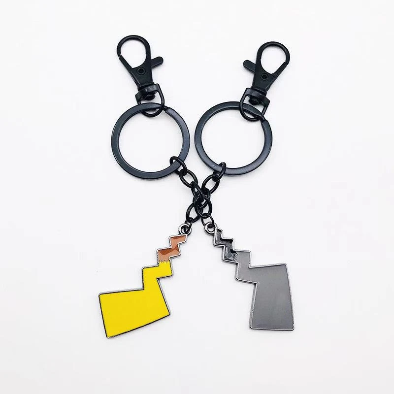 男性と女性のためのキーホルダー カップルのための黒いおもちゃのペンダント Aliexpress