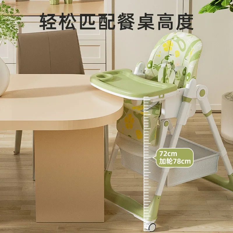 Growth Oriented Children's Dining Chair Portable Adjustable Multifunctional Baby Dining Chair Adjustable Table and