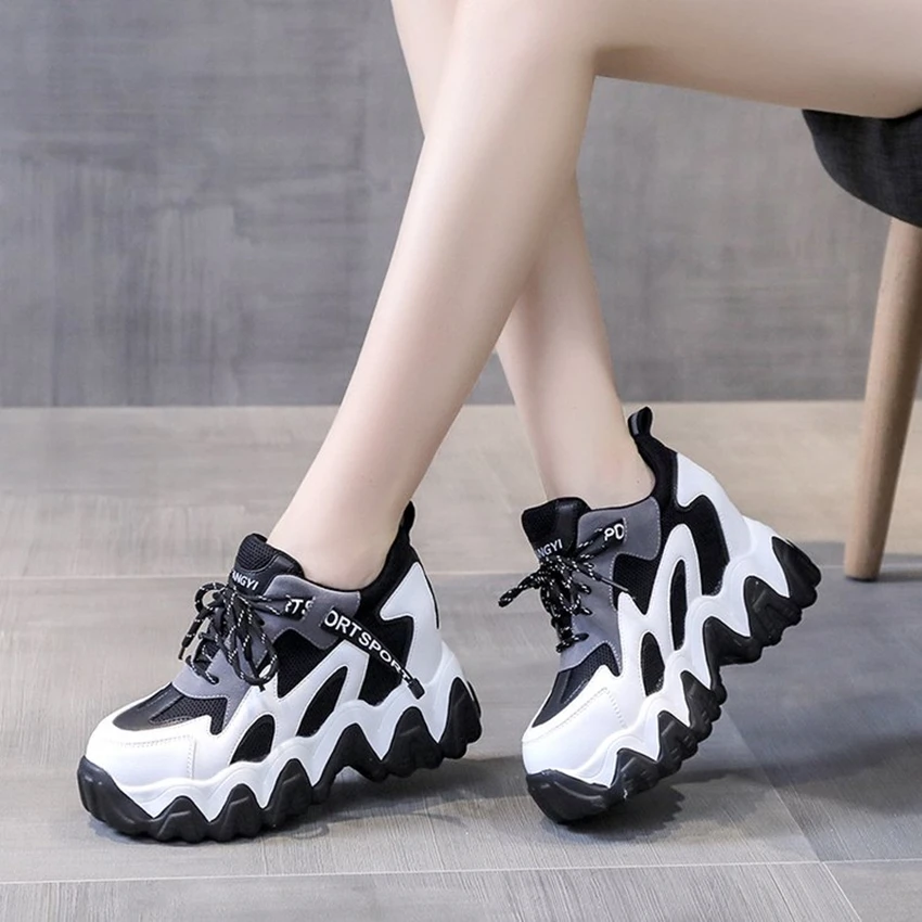 Brand Design Trendy White Women Dad Shoes Summer Chunky Sneakers Platform Casual Shoes Fashion Women's Sneakers Classic Trainers