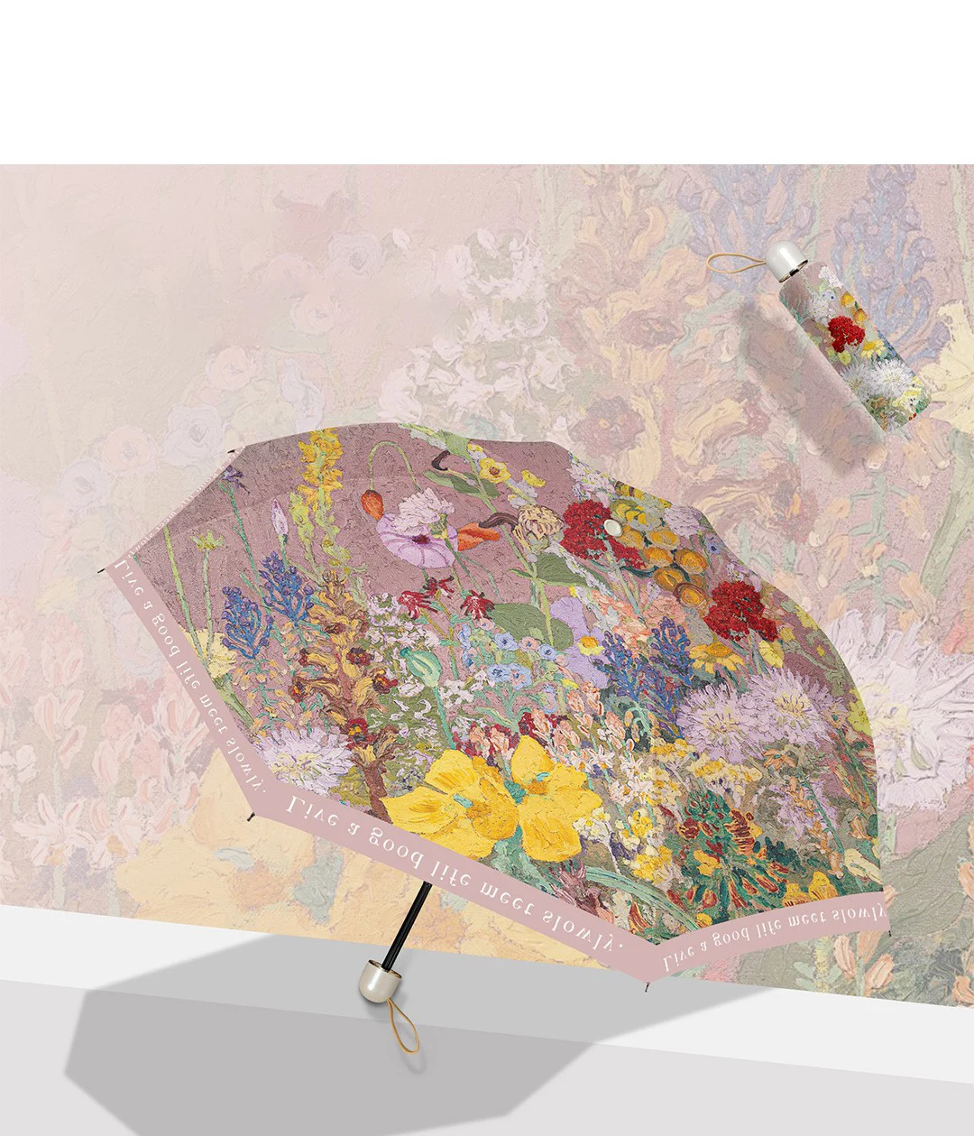 Ultralight sun umbrella for women folding dual-purpose portable umbrella compact sun protection and ultraviolet rays