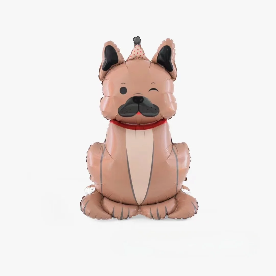 Cartoon Animal Dog-Themed Aluminum Balloon for Children's Party Decor