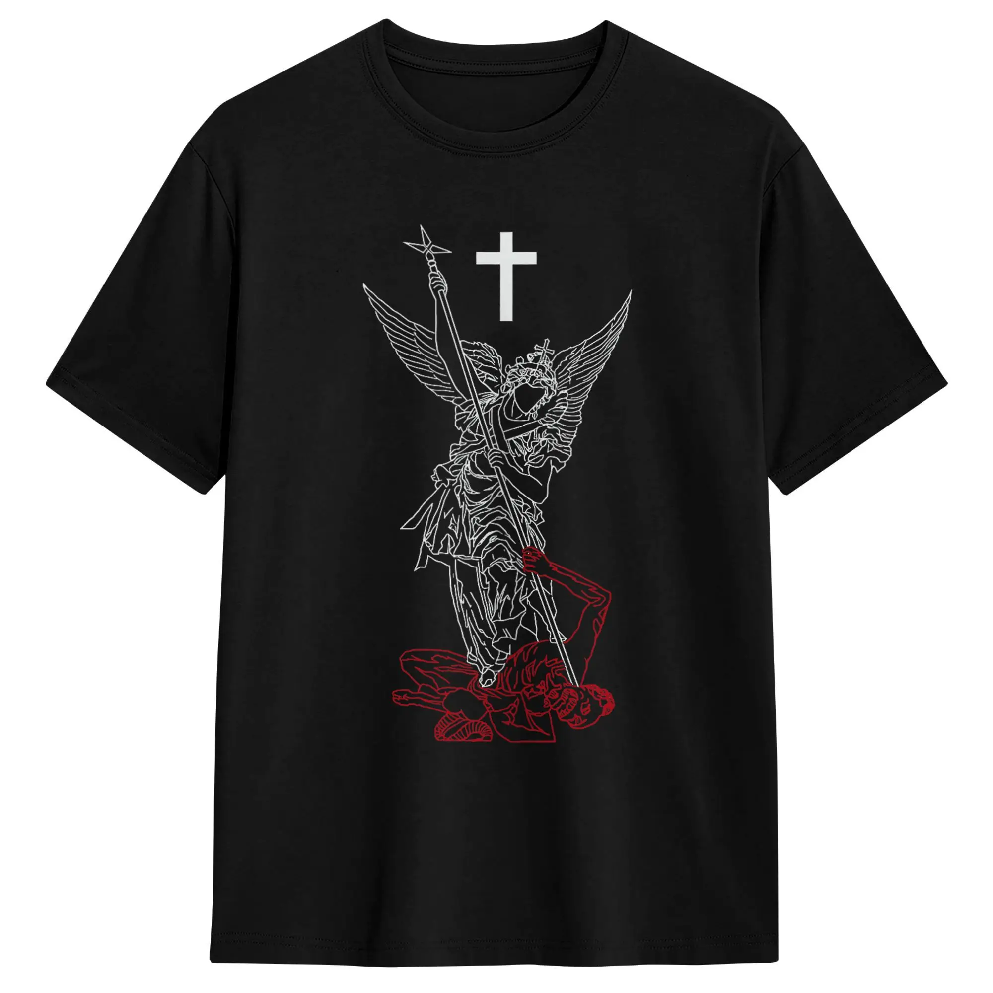 Saint Michael Archangel T-Shirt Image 1