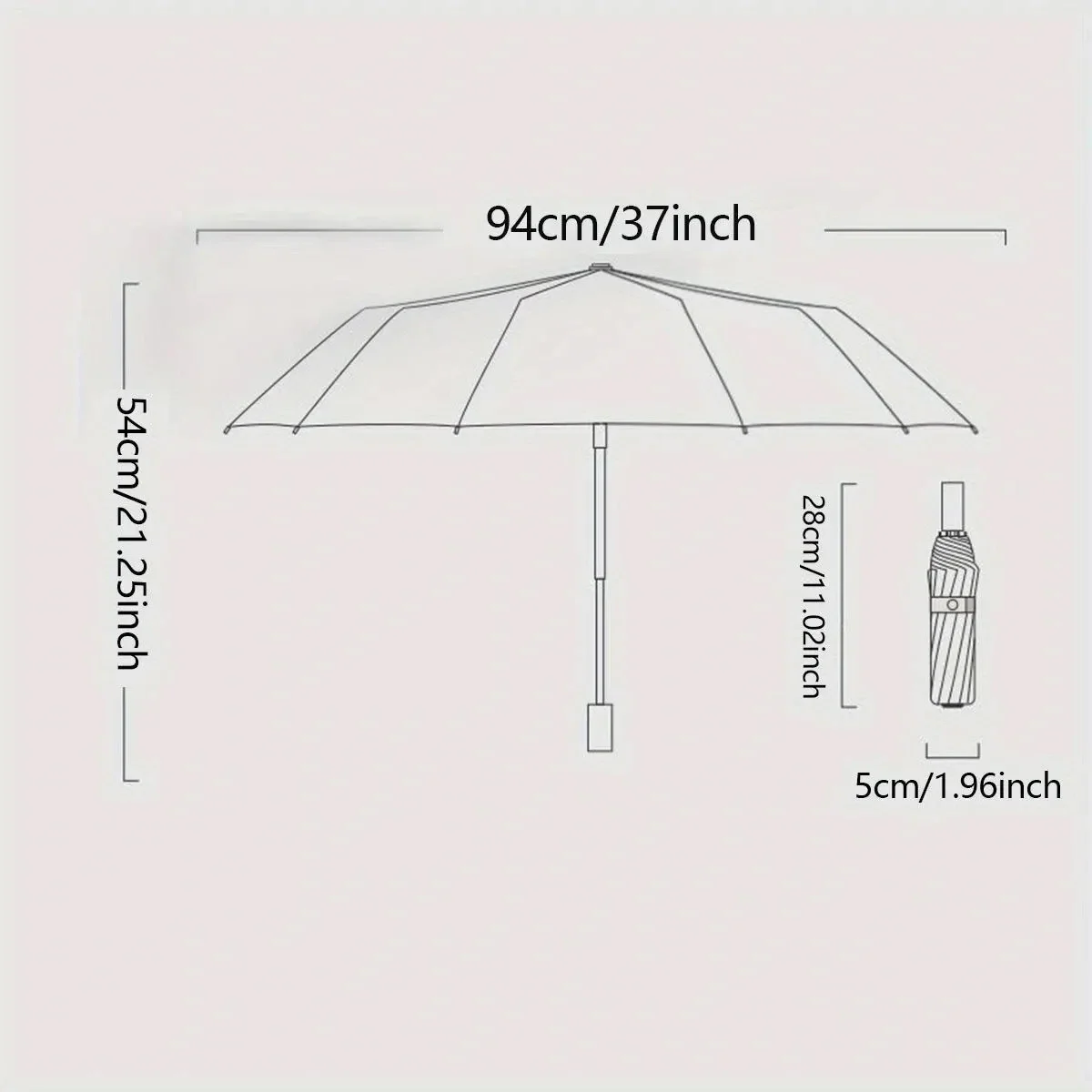 1pc-Mini Folding Automatic Umbrella Portable Windproof Light Children Parasol Umbrella Anti UV Rain Sun Umbrella