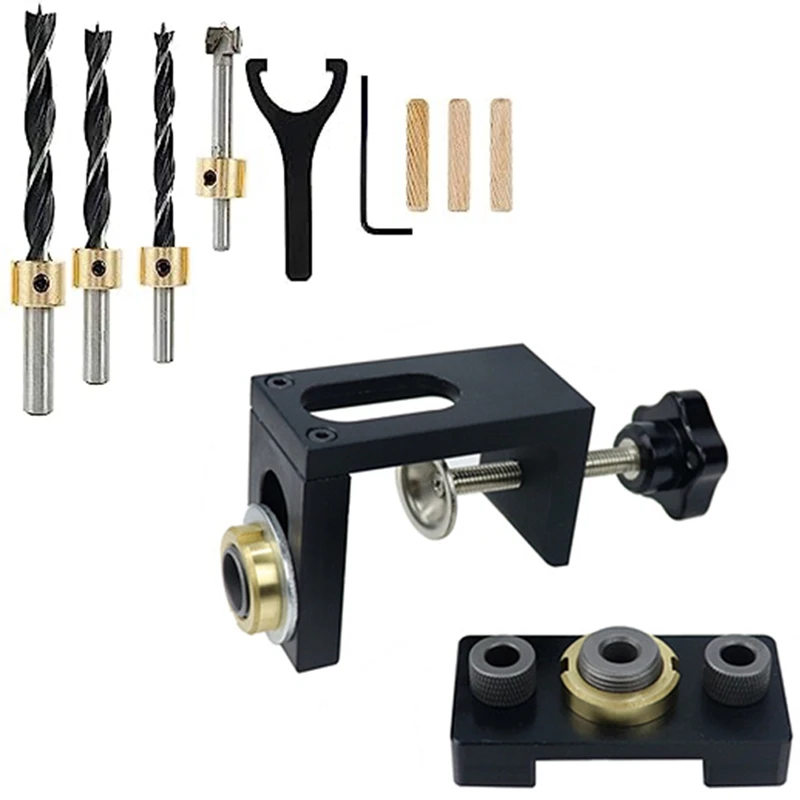 

Locate Drill Kit Straight Hole Punch Locator For Woodworking Drill Locator Hole Punch Dowel Locator