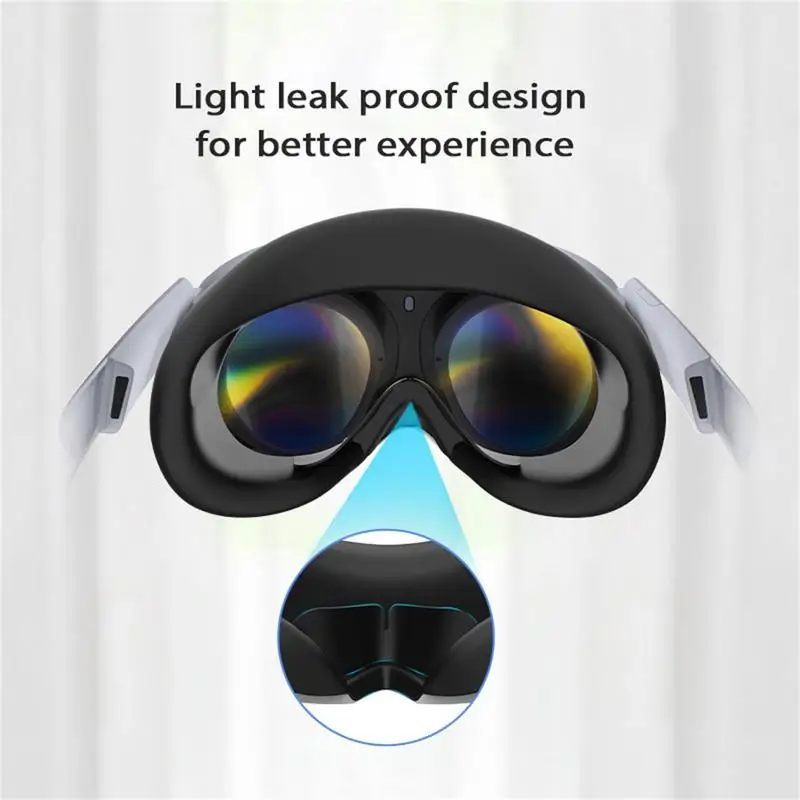 VR Masque For Pico4 Face Cover Silicone Soft Breathable Sweatproof Sealing Light Leakage Pad EyeCover For Pico4 VR Accessories