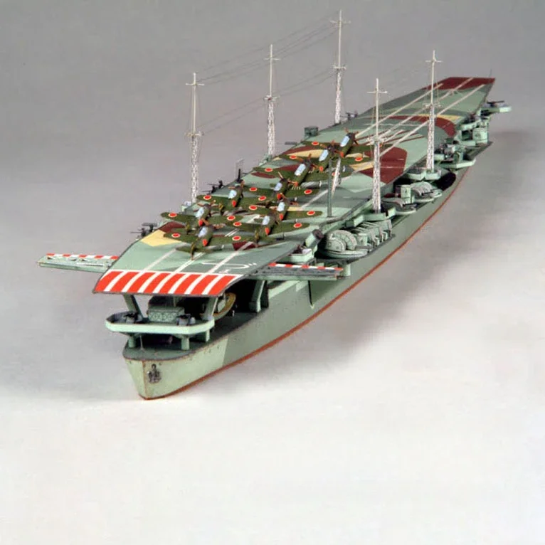 1/400 IJN ZUIHO Aircraft Carrier Battleship 3D Paper Model