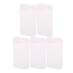 Transparent Waterproof Battery Storage Box - Portable Safety Case (5Pcs)