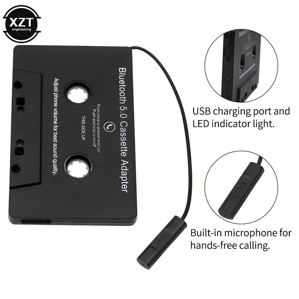 Auto Bluetooth 5,0 Kassetten adapter Auto MP3/SBC/Stereo Audio drahtlose  Kassette zu Aux Adapter Smartphone Kassetten adapter