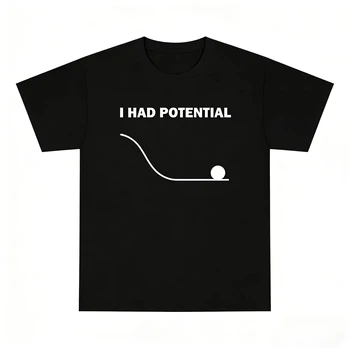 Movie Project Hail Mary “I Had Potential” 100%Cotton Unisex Shirt 2026 Summer New Fashion Y2k Men Short Sleeve Oversized Tshirt 1