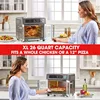 Emeril Lagasse 26 QT Extra Large Air Fryer, Convection Toaster Oven with French Doors, Stainless Steel 5
