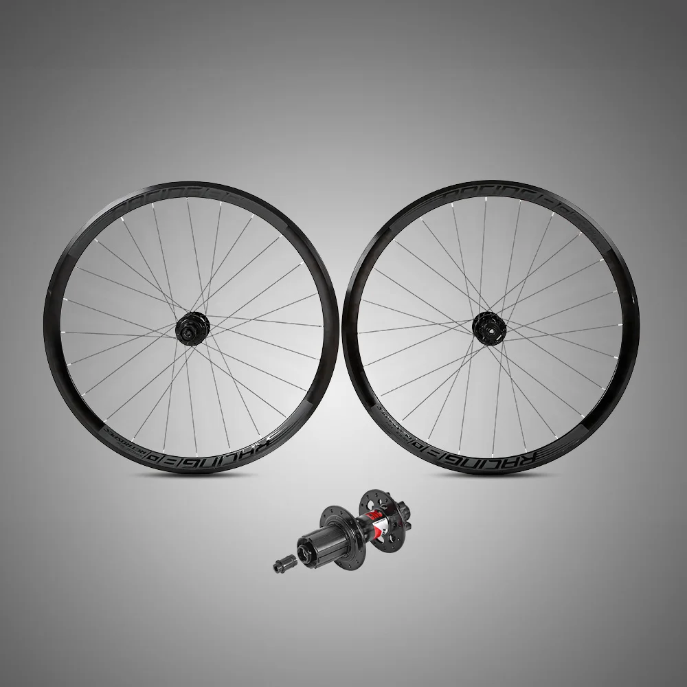 700C RETROSPEC Aluminum Alloy Road Bicycle Wheelset Thru Axle 24H 36mm Cassette Disc Brake Road