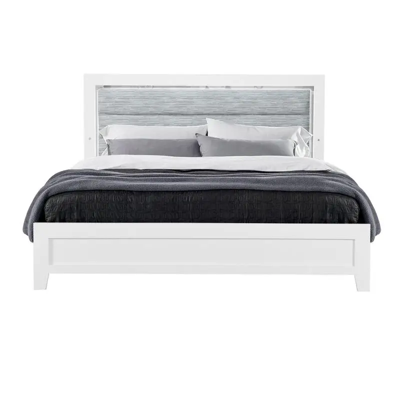 White LED Bedroom Set 2