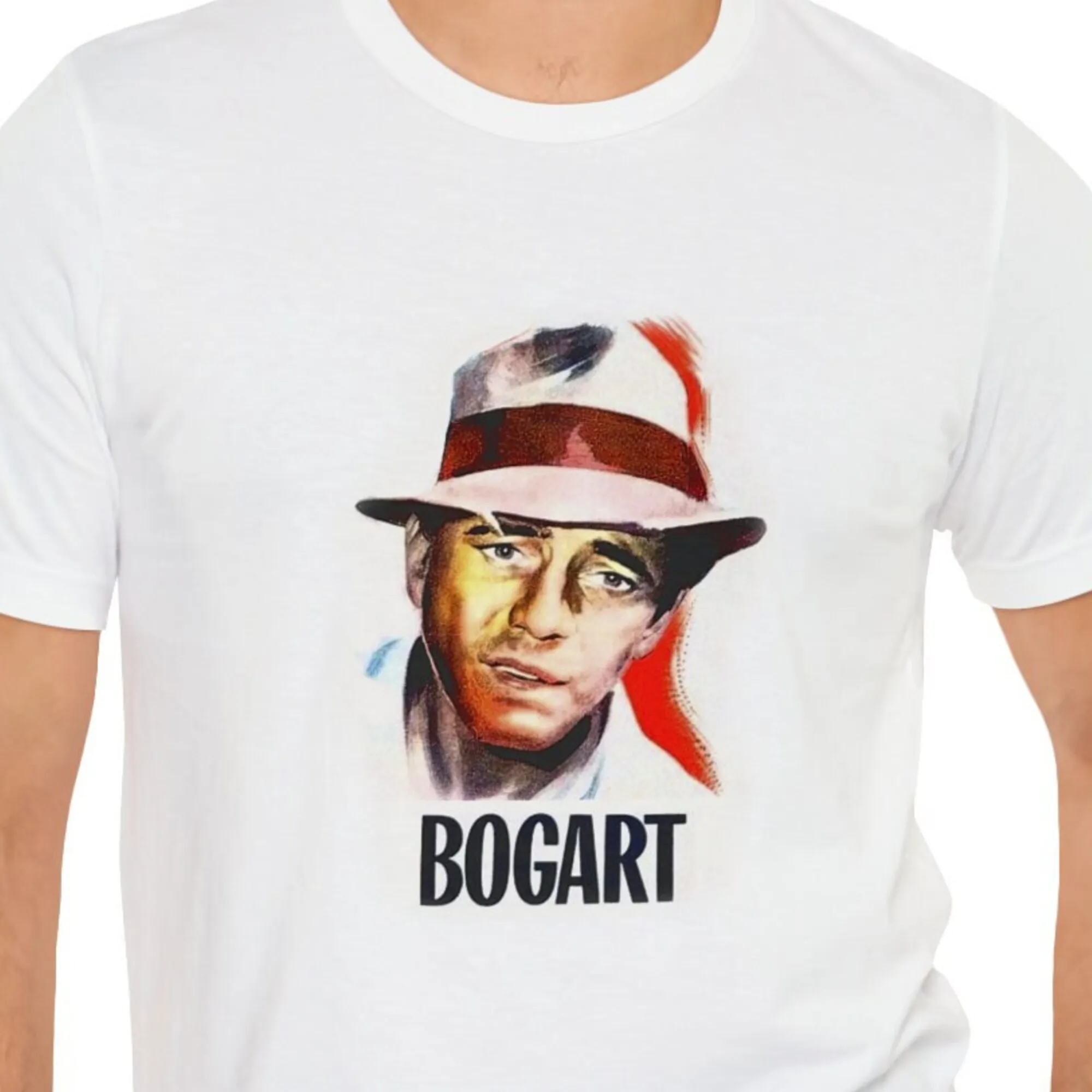 Maglietta Bogart Popolare Attore Di Film Classico Humphrey Art Gen X
