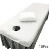 10pcs Disposable Sheets Table Cover Solid Color Bed Cover With Hole Elastic Non-woven Salon Massage Bed Sheets Tattoo Supply 3