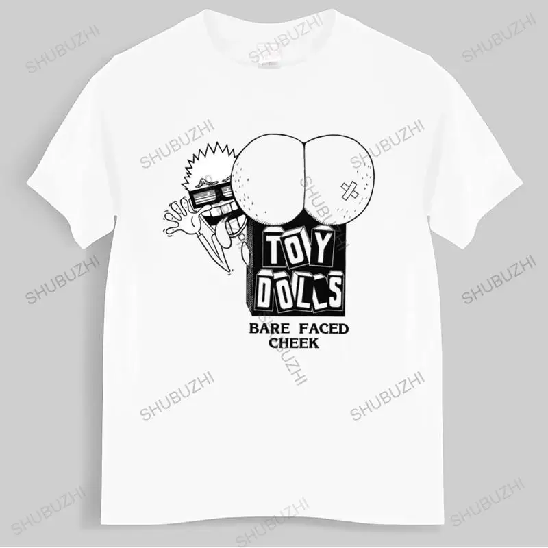 T-Shirt Estiva Da Uomo Marca Teeshirt The Toy Dolls Bare Face Cheek Punk Rock Uk Subs The Adicts T-Shirt T-Shirt Da Uomo Taglia Euro