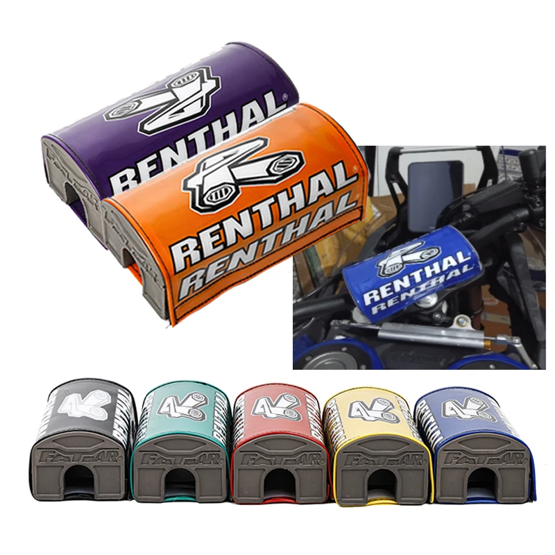 Universal Motorcycle Renthal Crossbar Foam Chest Pad Chest Cross Bar Handle Bar Protection Handlebar 1-1/8 3
