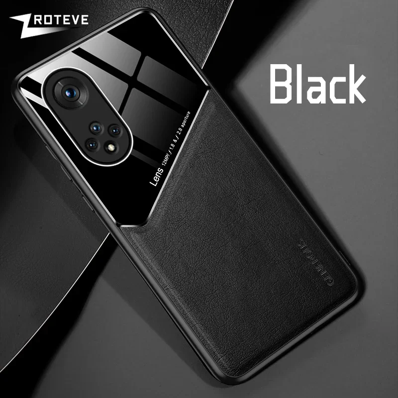 Premium PU Leather Magnetic Phone Case with Hard Shell Cover