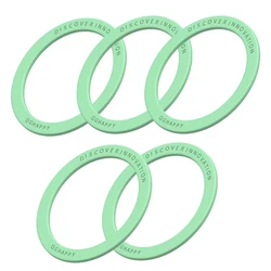 Self - Adhesive Magnetic Ring Iron Sheet Sticker (5pcs - Green)
