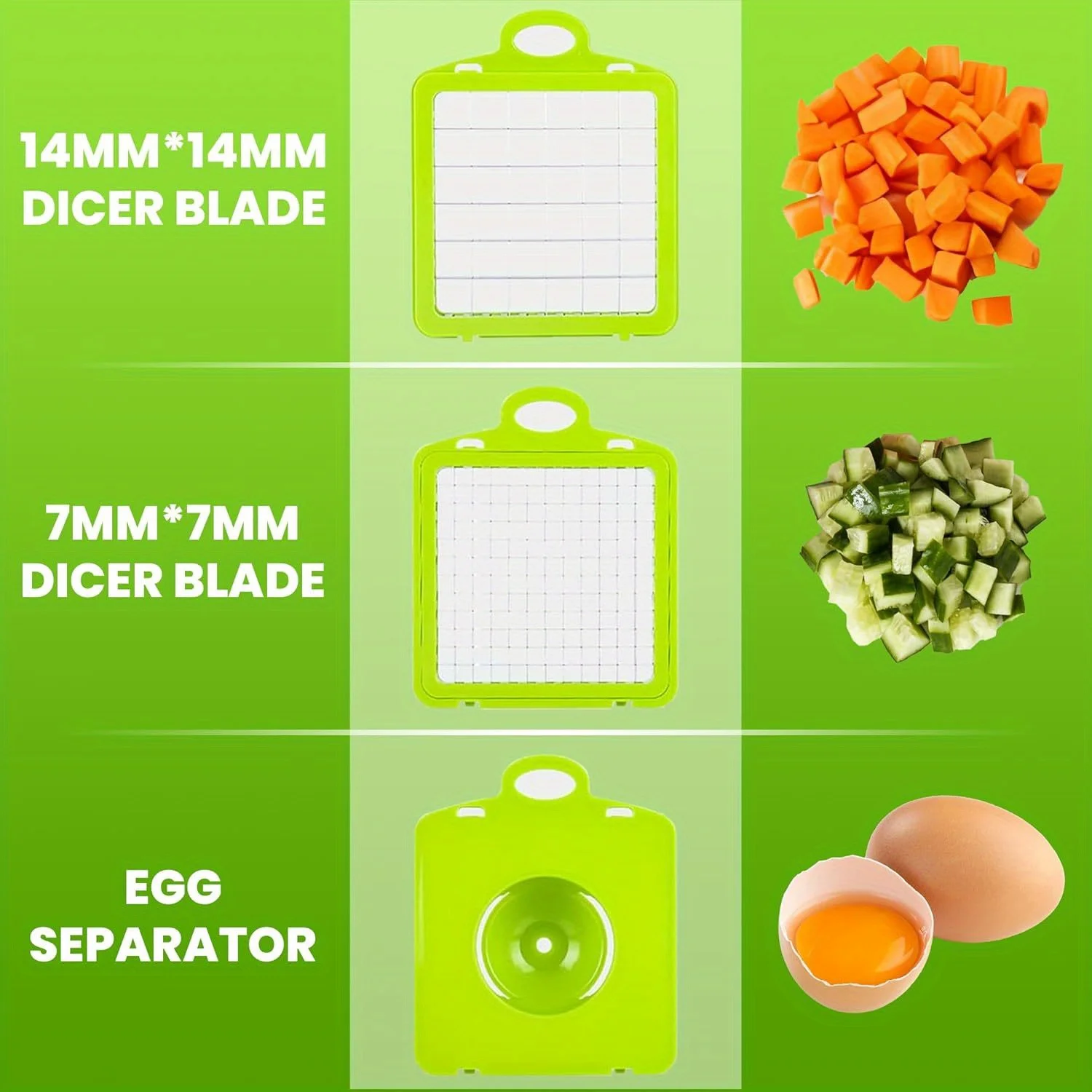 Vegetable Chopper, Pro 15 in 1 Multifunctional, Fruit and Veggie Chopper, Vegetable Slicer Dicer Cutter, Salad, Garlic Chopper