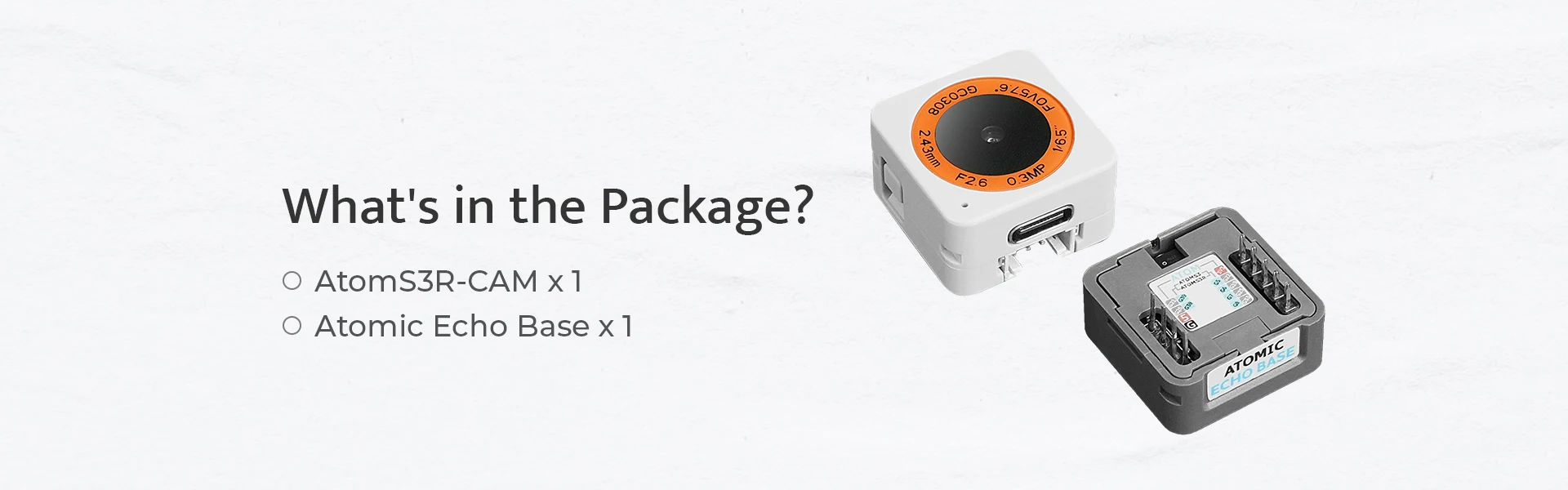 Official AtomS3R-CAM Al Chatbot Kit (8MB PSRAM)