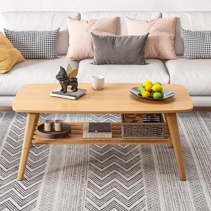 

Design Wood Table Living Room Luxury Bedroom Storage Coffee Tables Square Decorative Muebles Para El Hogar Nordic Furniture