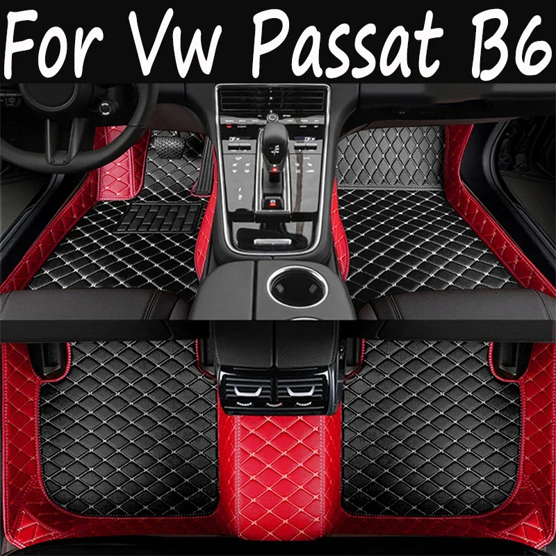 

Custom Car Floor Mats for Volkswagen Vw Passat B6 2005-2011 Year Eco-friendly Leather Car Accessories Interior Details