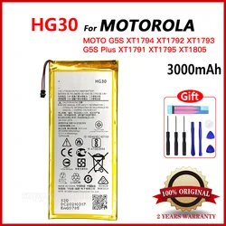 100% NEW Original 3000mAh HG30 Rechargeable Battery For Motorola Moto G5S Plus Dual XT1791 XT1792 XT1793 XT1794 XT1795 Battery