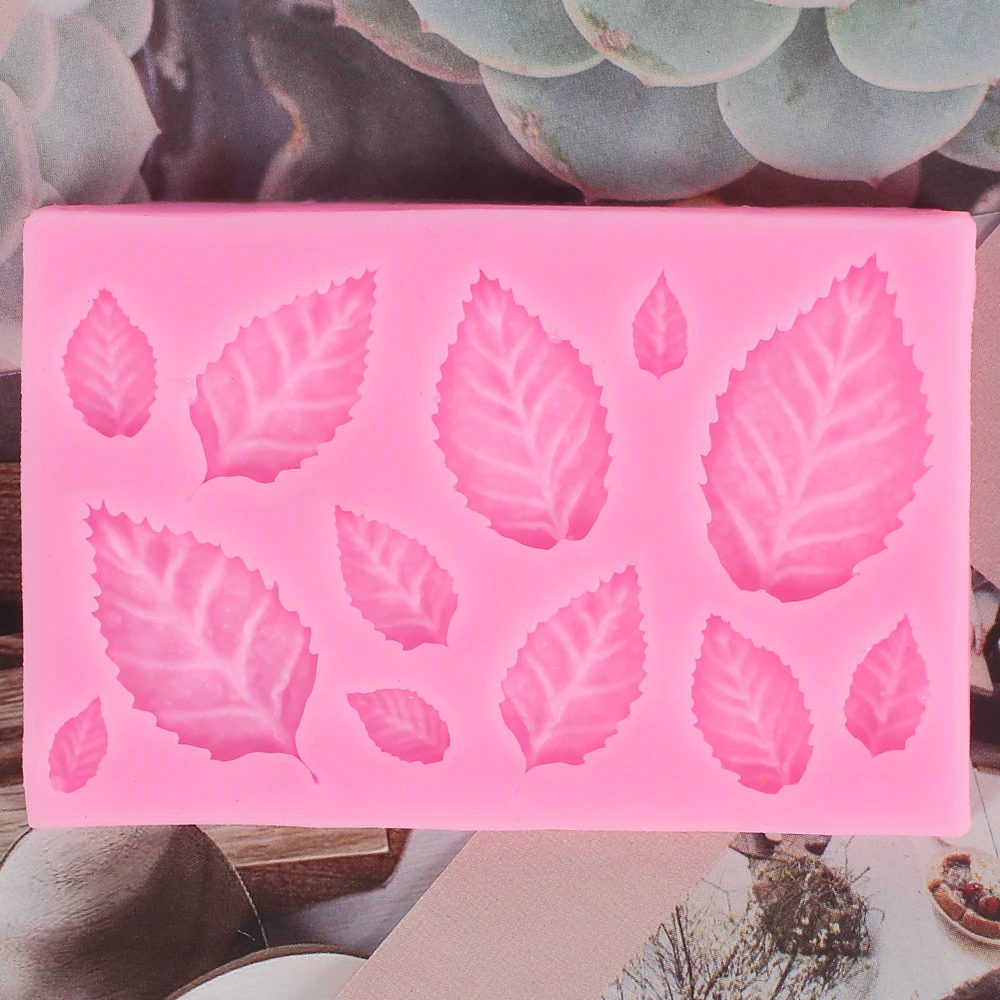 Diy Leaf Fondant Cake Baking Liquid Silicone Mold A Variety Of Leaf And Maple Silicone Mold Collection 1PC cake mold silicone mold