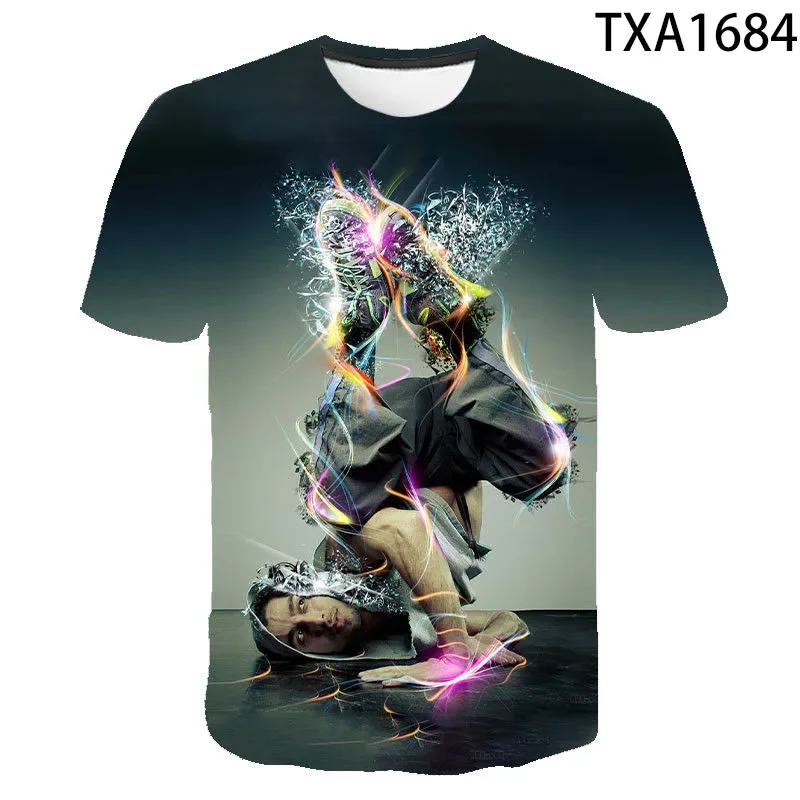 

Street Dance 3D Printed Popular Singer Dance T-shirt Men Women Children Hip hop Tee Break dance Streetwear T shirt Tops Clothing