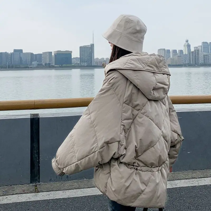 frío para mujer, súper calientes, chaqueta con capucha, barata, venta al por mayor, chaquetas sueltas de moda novedad de invierno - AliExpress