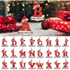 7.8CM Christmas tree letter decorations Pendant 26 Letters 1