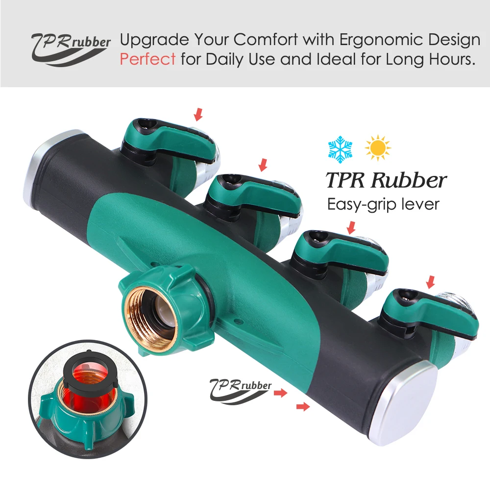 Outdoor water tap hose adapter