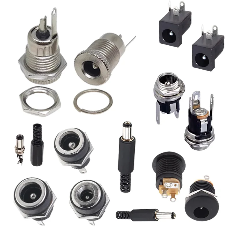 Presa DC Da Pannello DC-099 5,5x2,1/2,5mm - Spina Alimentazione Per Montaggio